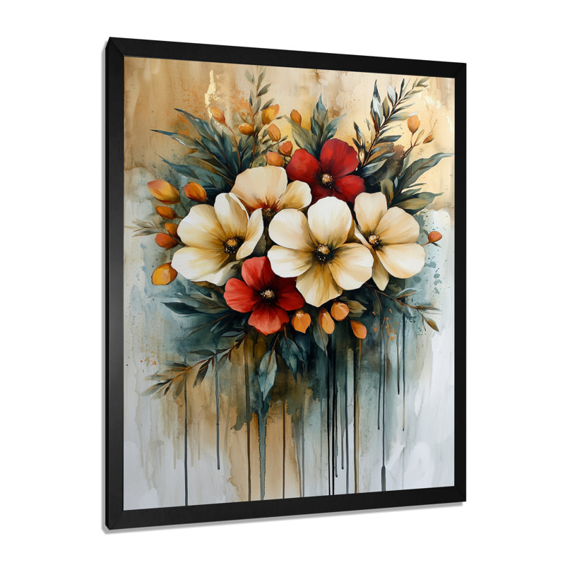 Goodwin - Abstract Wall Art Prints, Black, 20" H x 12" W, Reproduction encadrée d'une seule photo