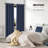 Total Blackout Composited Thermal Insulated Grommet Curtain Panels (Set Of 2)-512963380-512963376