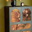 French Floral Solid Wood Storage Cabinet