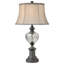 Lampe de table en verre industriel et mercure 30 po.