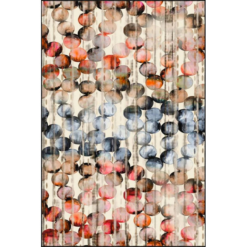 Top Woven Base Carpet And Washable Carpet, Rectangle 3'4" x 6'7"