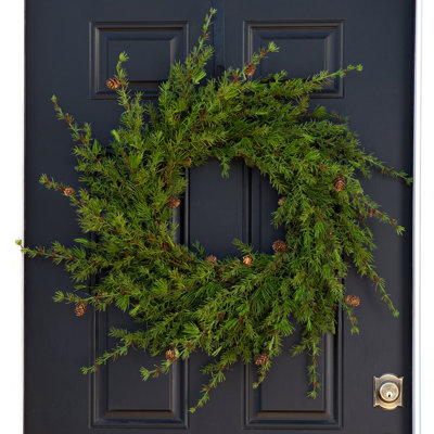 Faux Fir Silk 28'' Wreath