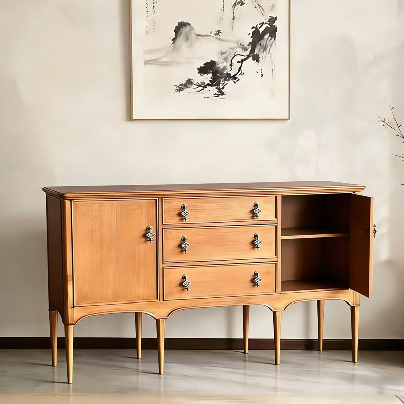Retro simple and light luxury sideboard