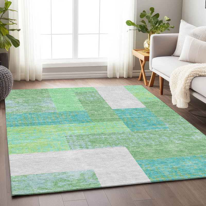 Tapis en aloès Prisco lavable à la machine de qualité supérieure, Rectangle 10 pi x 14 pi