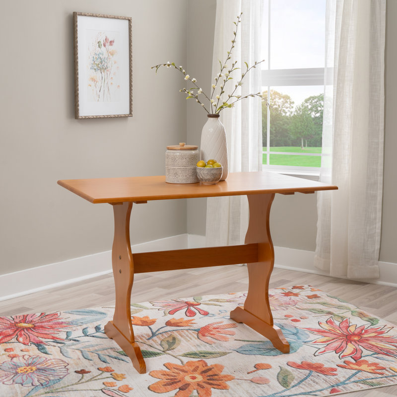 Jiles Pine Solid Wood Dining Table, Natural