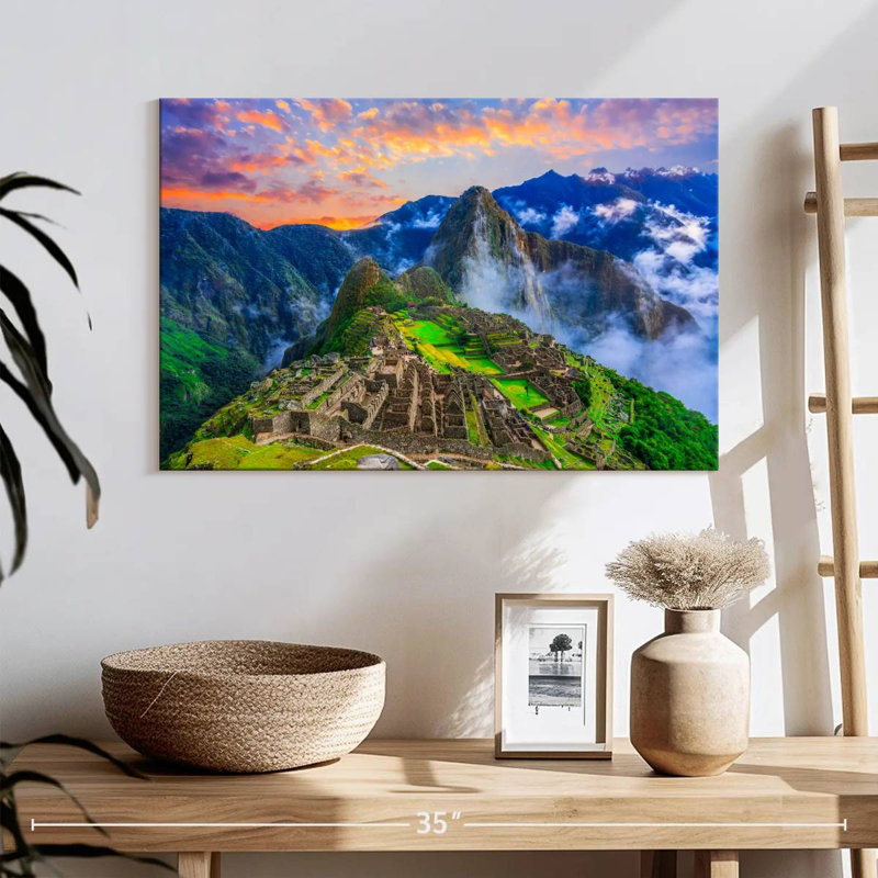 Lilie, ville inca, Machu Picchu, H 16 po x l 24 po