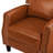 Traditional Breathable Top Grain Genuine Leather Recliner-277283463