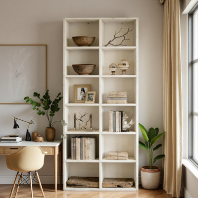 Bibliothèque compacte, présentoir attrayant, armoire ouverte