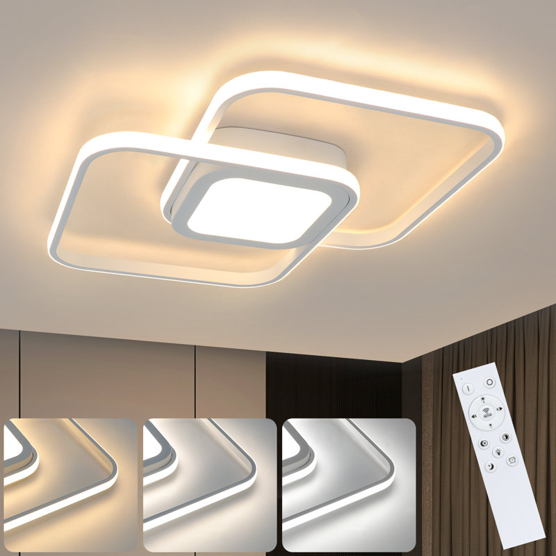 Avreet LED Flush Mount, White