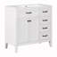 Ensemble de meuble-lavabo simple 36 po avec plateau en céramique Shavette-660871952