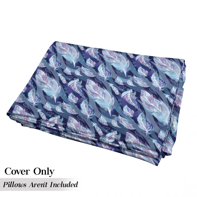 Housse de coussin d'extérieur Feathers and Wavy, H 2 po x l 36 po x P 88 po