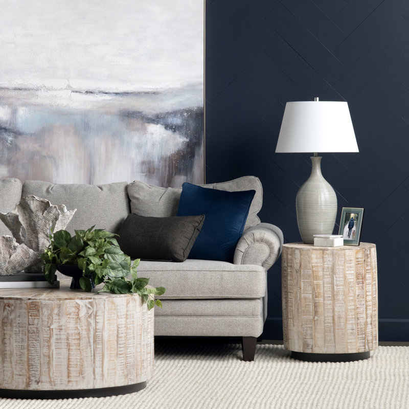 Solid Wood Top Single Coffee Table