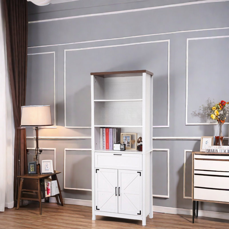 182.9cm H x 76.2cm W Bookcase