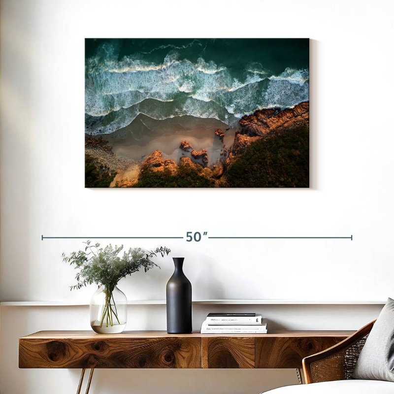 Gillard Coastal Waves, 24" H x 36" W