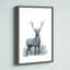 «Deer at Dusk» par Tarney - reproduction d'art encadrée-2133733339