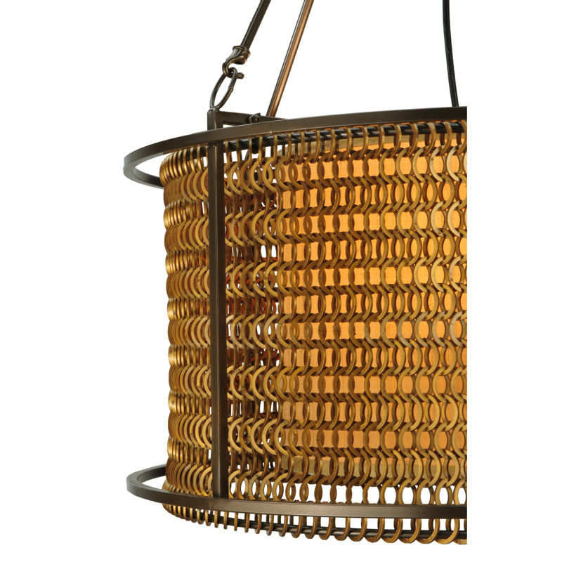 Greenbriar Oak 4 - Light Chandelier, 59" H x 24" W x 24" D