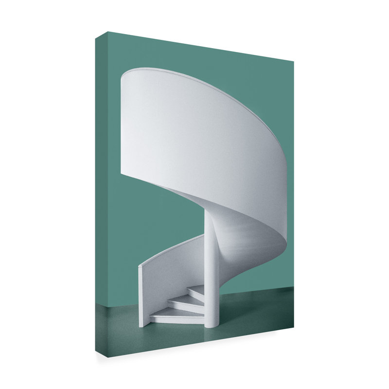 Inge Schuster  Spiral Staircase Canvas Art, 35" H x 47" W