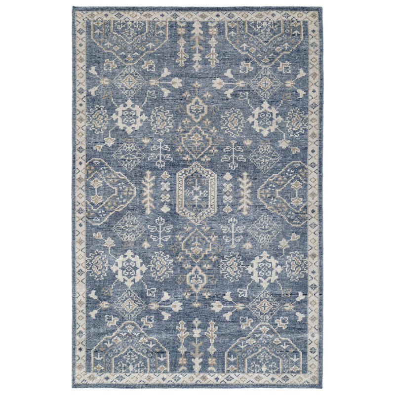 Maeve Hand Knotted Wool Morrisa Rug, Rectangle 2' x 3'