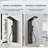 5-way Diverter Shower Tower Panel System with Fixed Shower Head-91485642