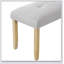 Banc capitonné rembourré, bancs de salle à manger modernes, bancs de salle à manger rembourrés en tissu pour une utilisation polyvalente
