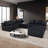 8-Piece Modular U-Shaped Sectional Sofa, Large Convertible Couch With Oversized Chaise Lounge And Bed, Luxury Corduroy Upholstery, No Assembly Needed-1184018166