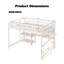 Lit mezzanine double en bois-824179945