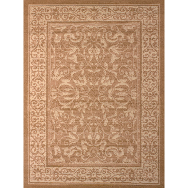 Tapis beige Jeppesen, 1 pi 11 po x 3 pi 3 po