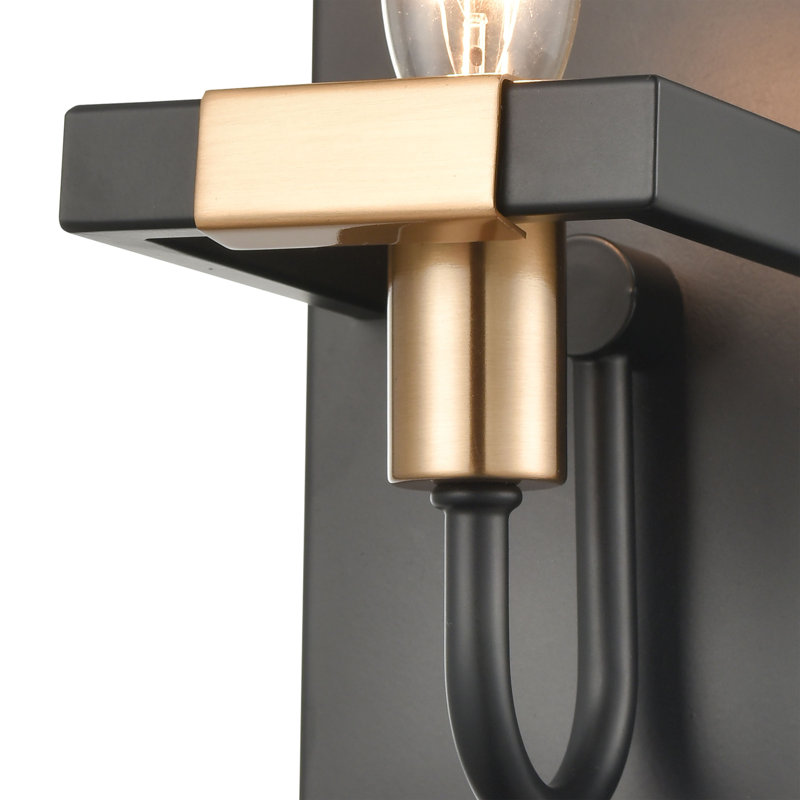 Heathrow Modern Matte Black Outdoor Dimmable Sconce