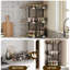 Organisateur à 3 niveaux paresseux, étagère à épices rotative, organisateur de rotation, étagère à épices industrielle pour armoire-451953471