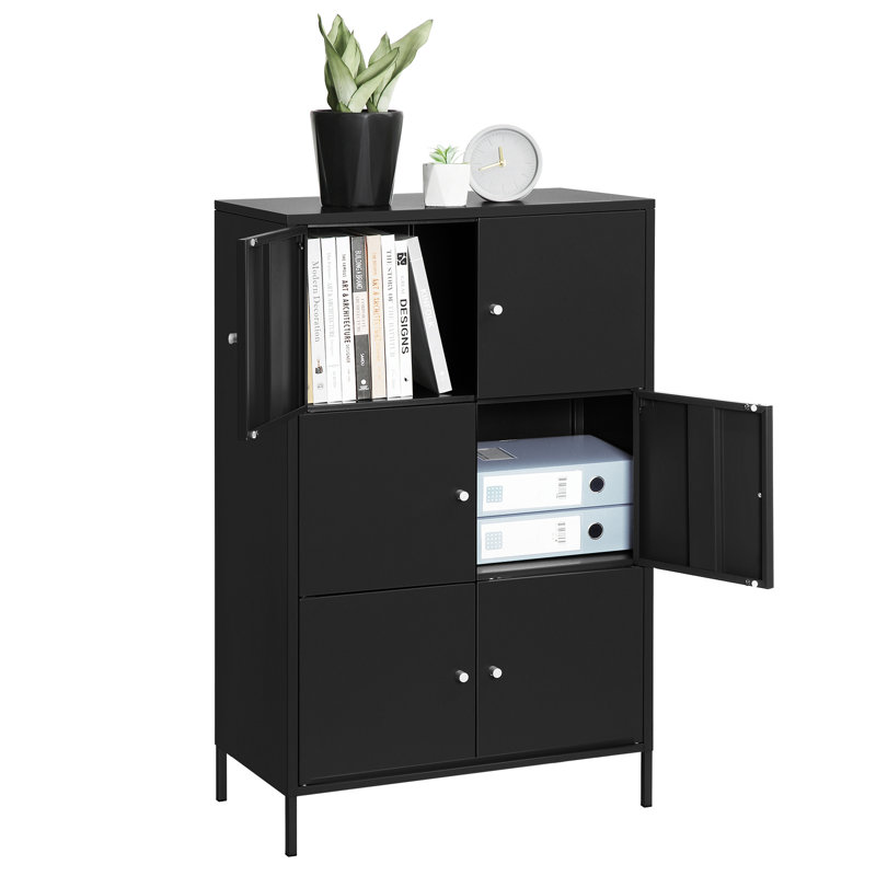 Armoire de rangement Alja, Noir