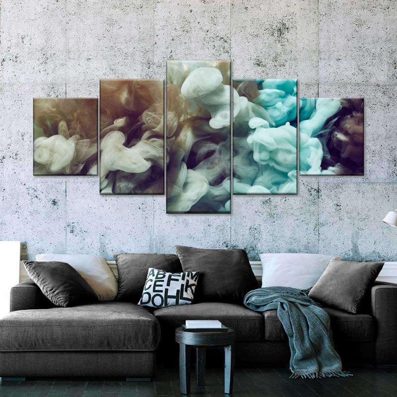 «Abstract Smoke», reproduction d'art sur toile, H 55 po x l 24 po x P 1,25 po
