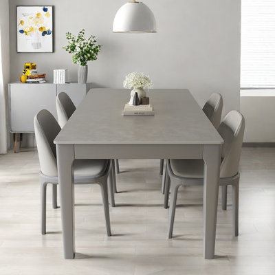 Simple modern rectangle dining table sets