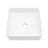 15.69"X15.69" White Ceramic Square Vessel Bathroom Sink