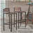 Milos Outdoor Acacia Wood Barstool (Set of 2)