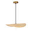 Luminaire suspendu ovale moderne en jute 18 lumières l 18 po Valene