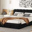 Grand lit plateforme tapissier-283000676