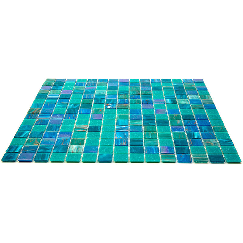 Mingles 0.8" x 0.8" Glass Grid Mosaic Wall & Floor Tile