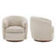Fauteuil demi-tonneau pivotant l 34,6 po Seraphina-1642299302