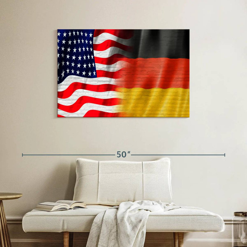 Drapeau américain et allemand Borges