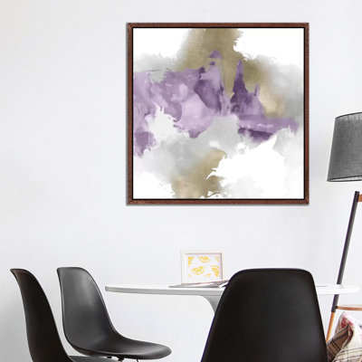 Derive in Amethyst II 1 Piece Floater Frame Wall Art on Canvas
