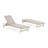 Outdoor Patio Aluminum Chaise Lounge, Set Of 2-823271202