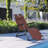 Folding Chaise Lounge Chair, 2-In-1 Tanning Chair With Pillow & Pocket-1762236729