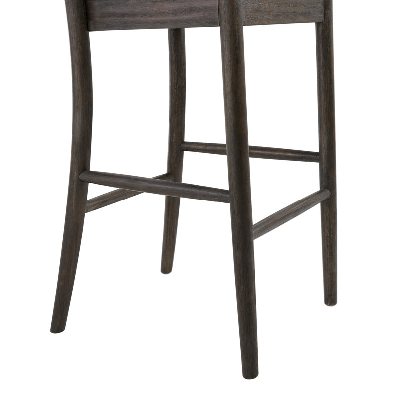Zeitz Solid Wood Counter Stool with Solid Wood Frame, Bar Stool (29” Seat Height)