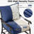 24"W X 24"D Outdoor Deep Seating Cushions 6.5” Indoor/Outdoor Seat And Back Cushion, Cushions Only-954063203-955857660