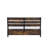 Juvanth Rustic Oak & Black Finish Bed