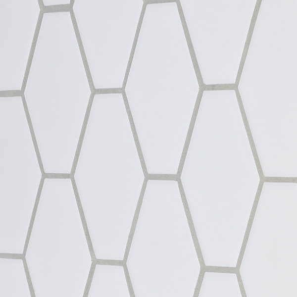 Perfection 2.36" X 3.74" Porcelain Elongated Hexagon Mosaic Wall & Floor Tile