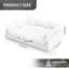 Canapé modulaire rembourré en nuage, canapé confortable et moderne, rembourré de duvet, sièges profonds convertibles pour salon, salon, chambre à coucher-687884742