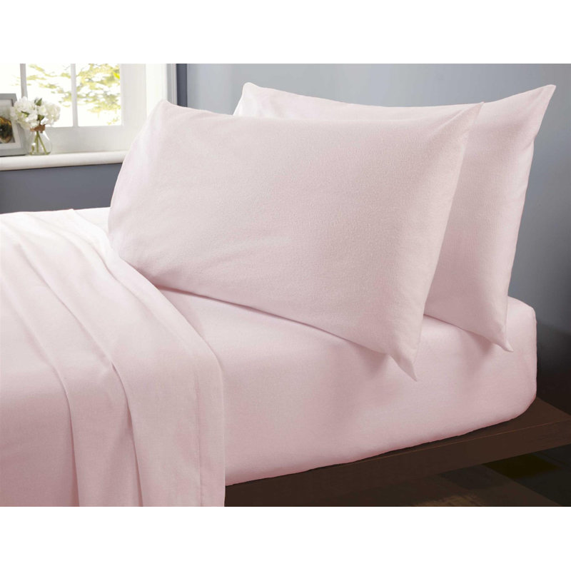 Nilajah Microfiber Machine Woven Sheet Set, Kingsize (5'), Pink