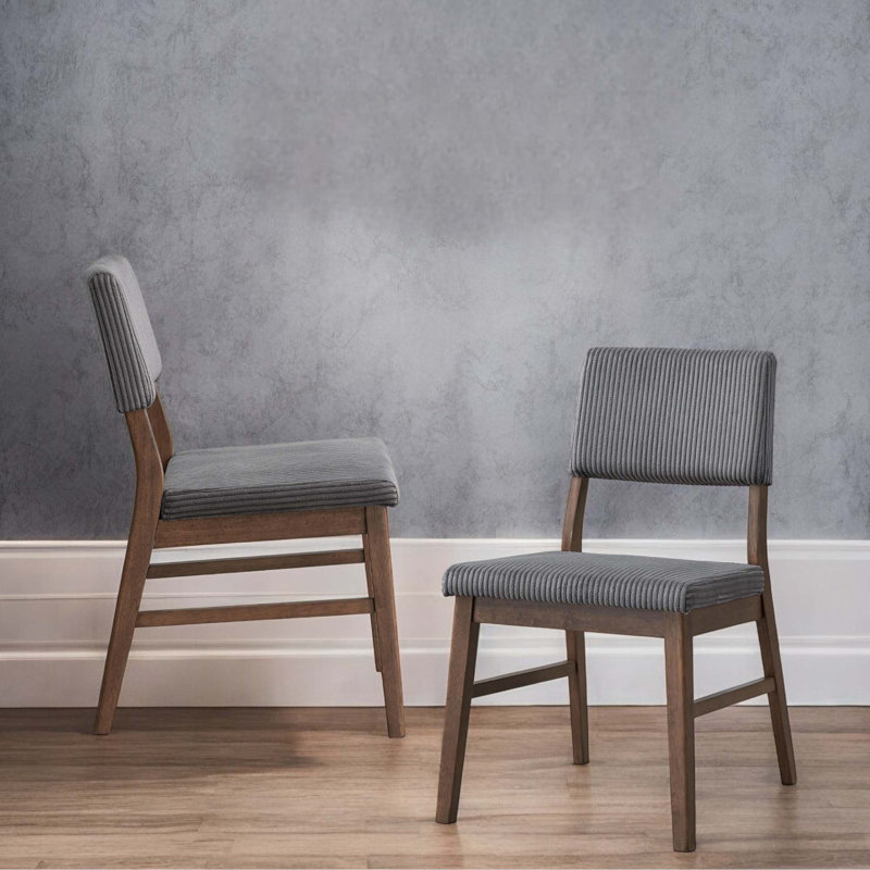 Ensemble de 2 chaises d'appoint Seda Dusty, Gris