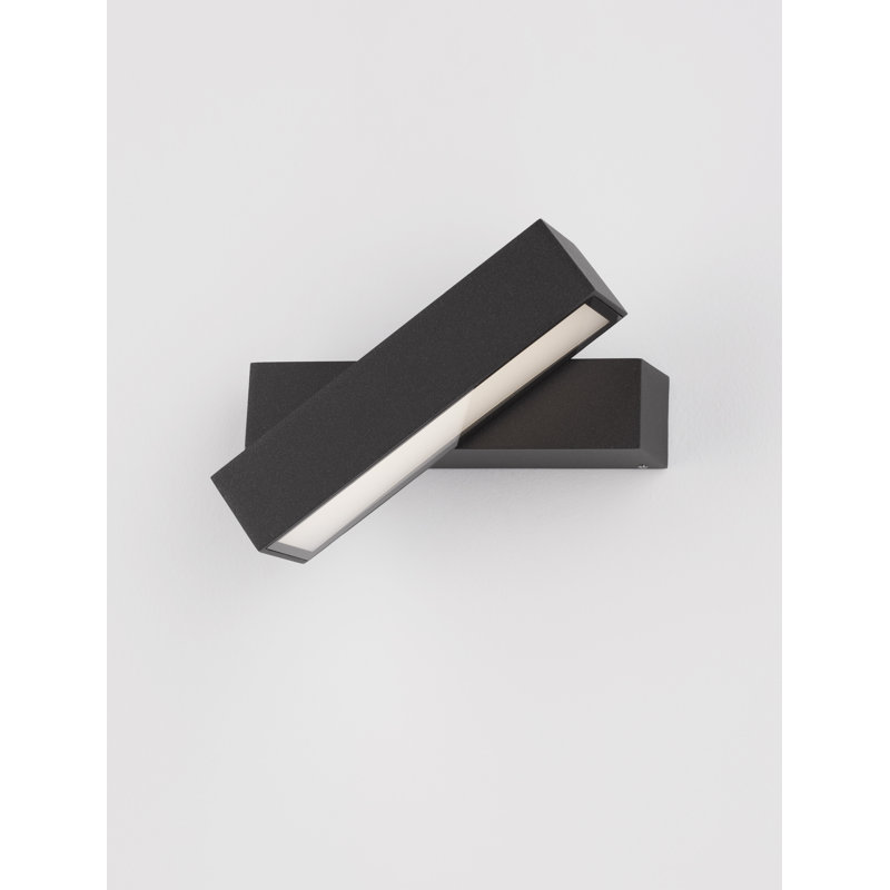 Anthracite Integrated LED Outdoor Flush Mount